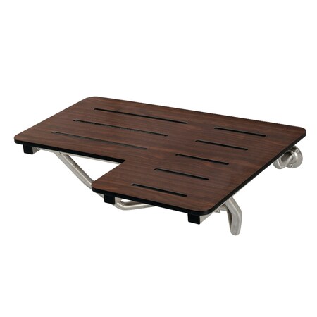 Kingston Brass 28 L, Phenolic;Stainless Steel, Dark Mahogany Wood Grain/Stainless Steel KBSS2821MW